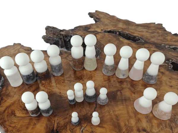 Familieopstelling poppetjes