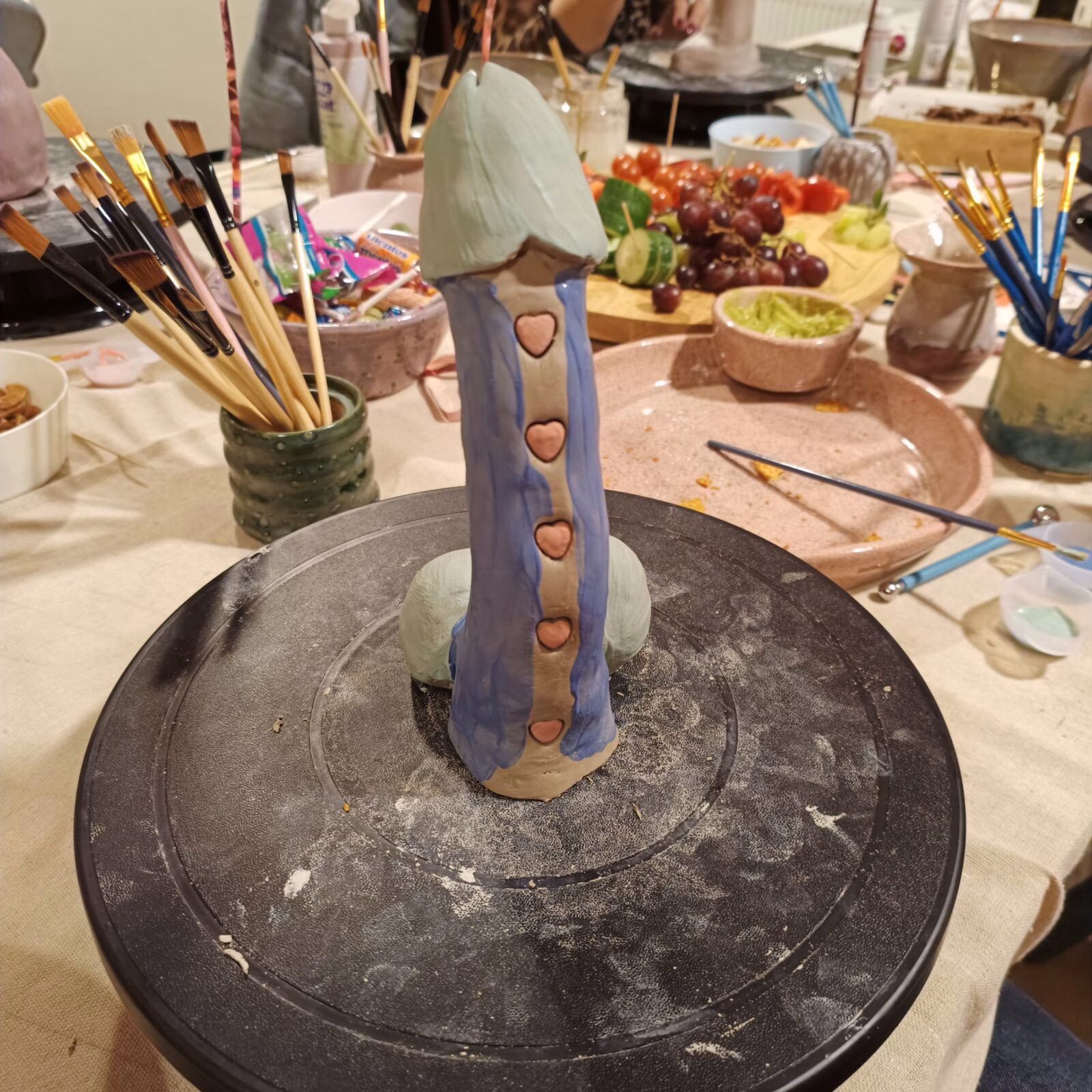 Workshop "Piemel boetseren" en glazuren - Afbeelding 8